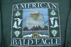 Vintage 1990s American Eagle Bald Eagle Graphic Crewneck Sweatshirt