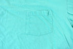 Vintage 1990s Tangerine Single Stitch Blank Teal Pocket T-Shirt