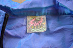 Vintage 1990s Surf Style Quarter Zip Pull Over Windbreaker Jacket