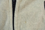 Vintage 1990s Outersport Zip Up Beige Fleece Sweater / Outdoorsman / 90s Sweater / Streetwear / Hiking / Fleece Zip up / Beige Zip Up