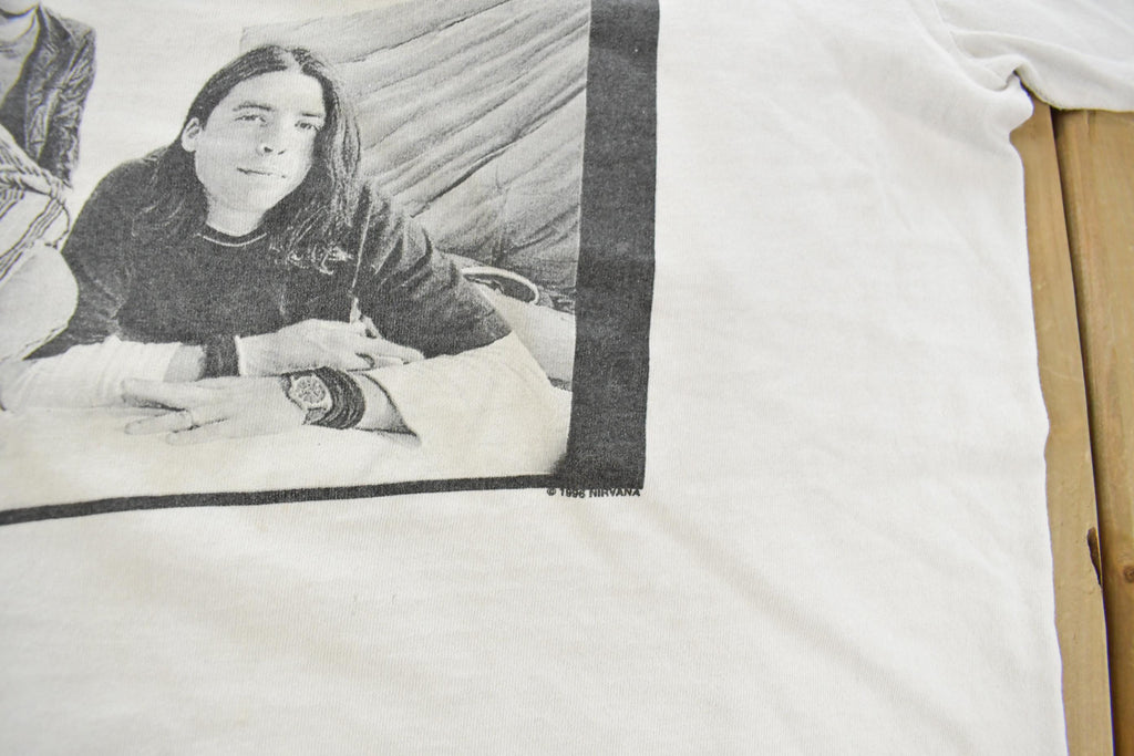 Vintage 1996 Nirvana Graphic Band T-Shirt Men's XL