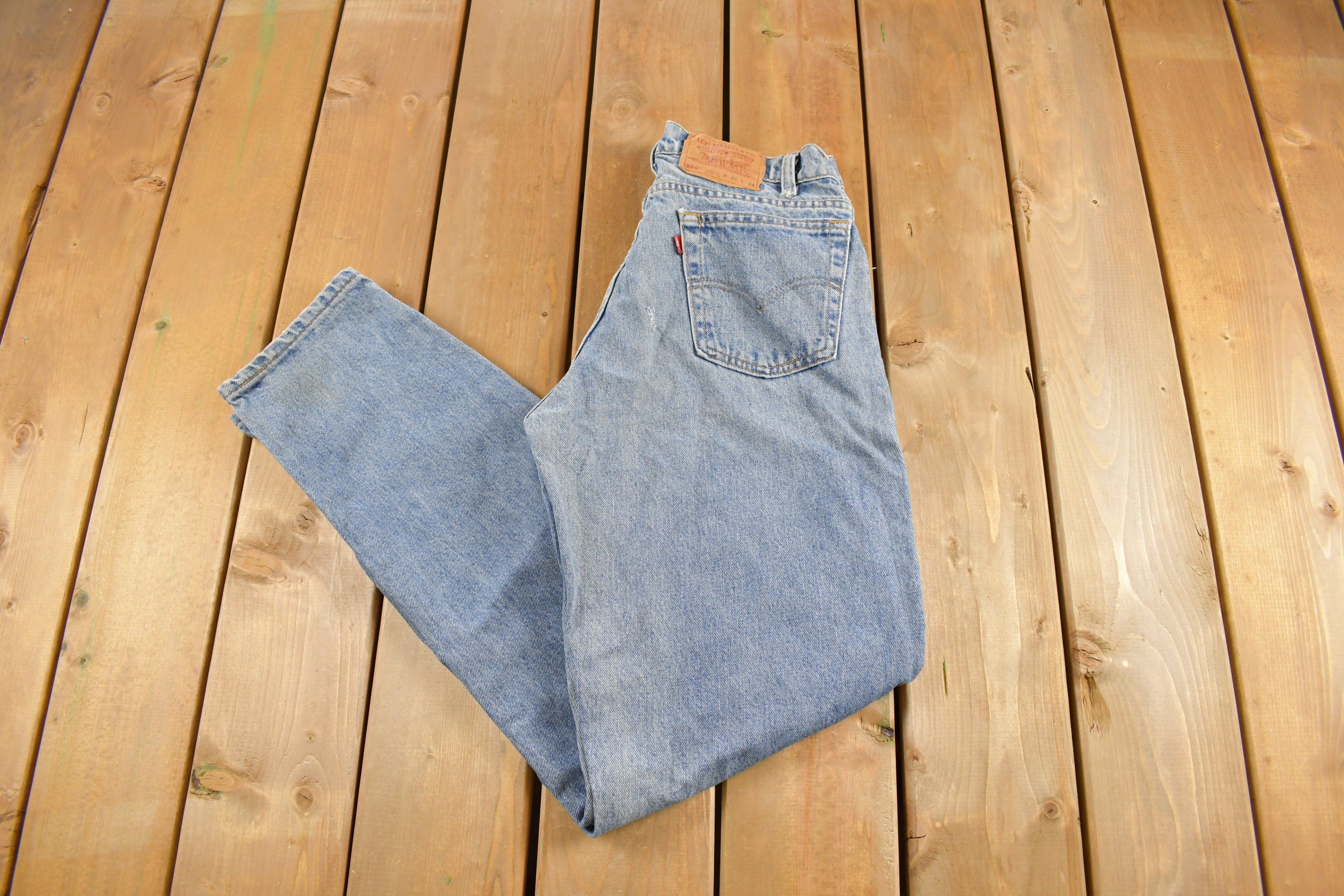 Vintage 1990s Levi's 560 Loose Fit Denim Jeans Size 30 x 32