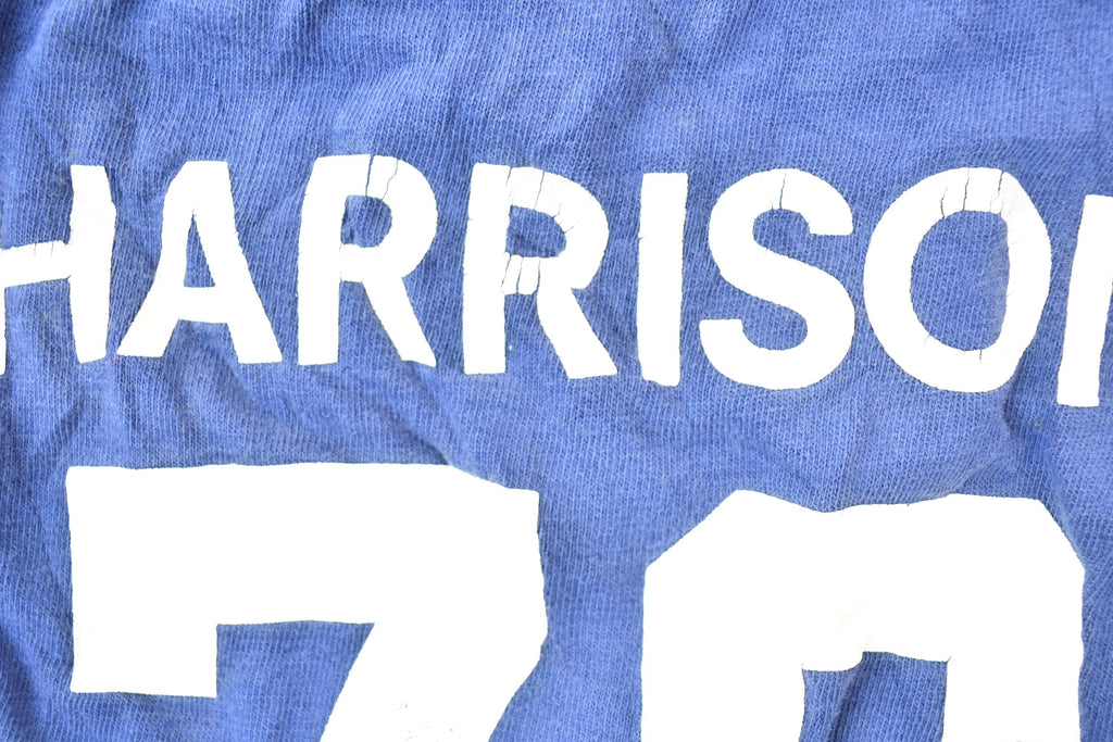 Vintage 1970's Champion Blue Bar Football Jersey Harrison 76