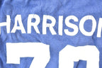 Vintage 1970's Champion Blue Bar Football Jersey Harrison 76