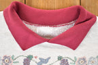 Vintage 1990s Cute Farmhouse Collared Crewneck Sweatshirt Women's XL
