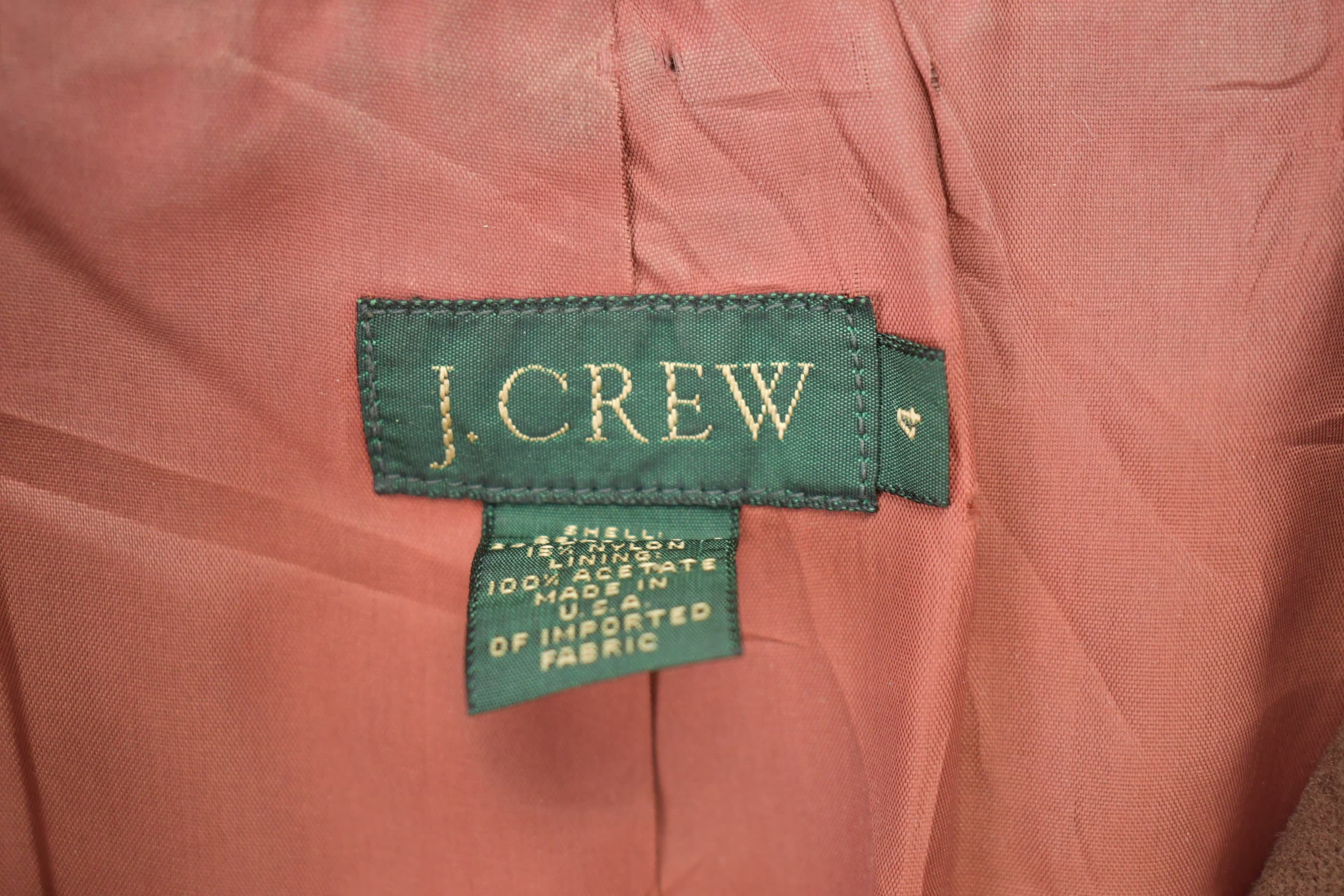 Vintage 1990s J. Crew 100% Wool Jacket