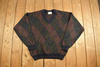 Vintage 1990s London Fog V Neck Knitted Sweater