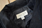 Vintage 1990s Laurice Black Fringe Jacket