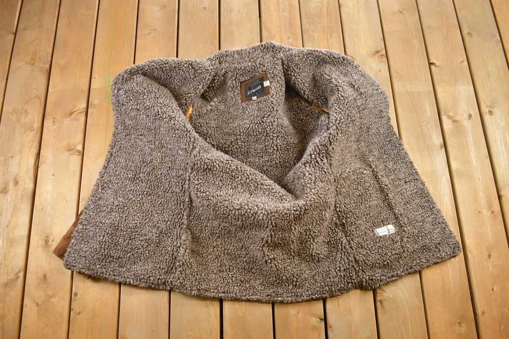 Vintage 1980s JC Penny Cowhide Fur Coat