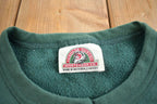 Vintage 1990s Canada North Fall Leaves Blank Button Up Sweater Made In Canada