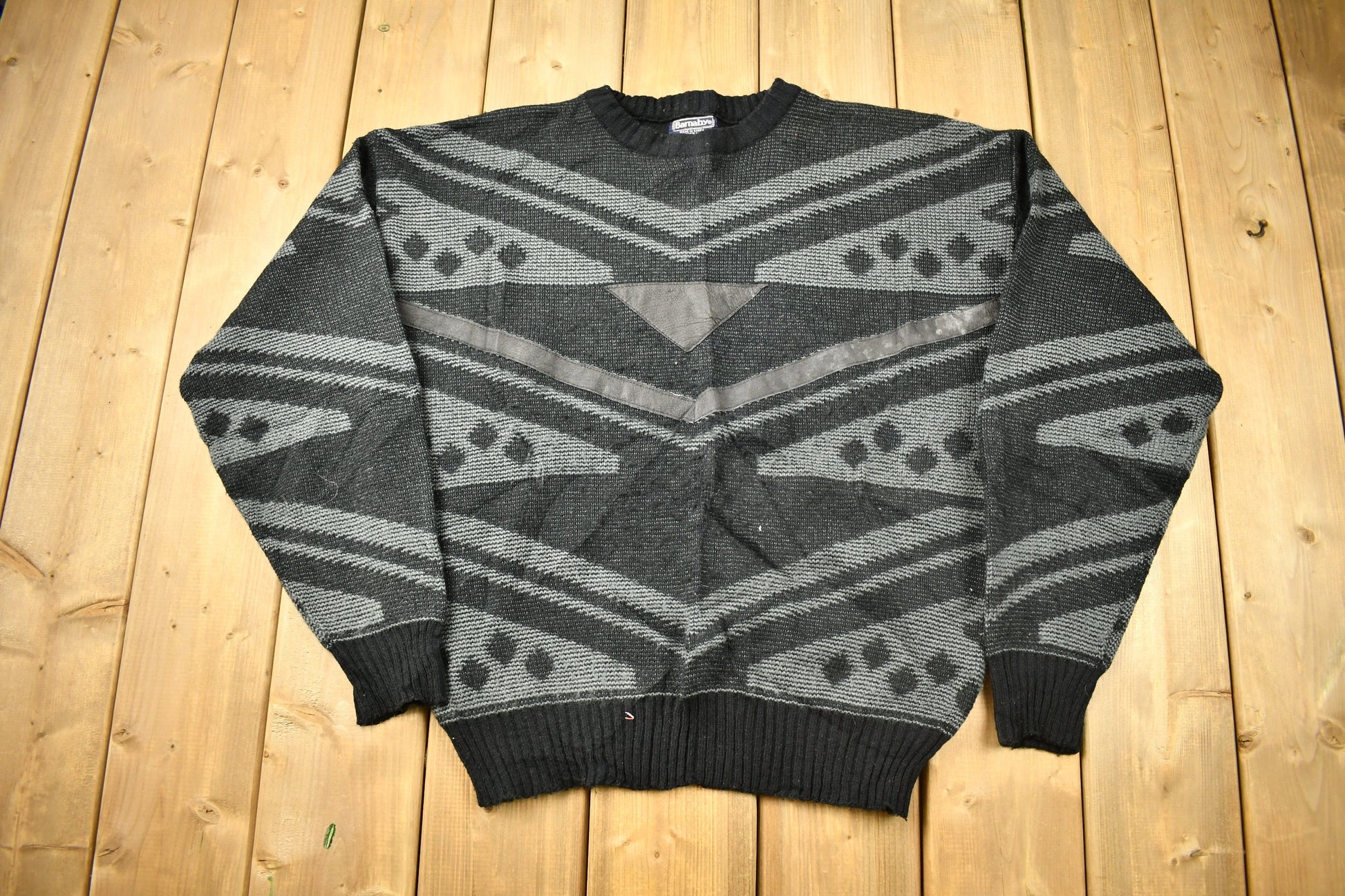 Vintage 1980s Barnaby Knitted Crewneck Sweater