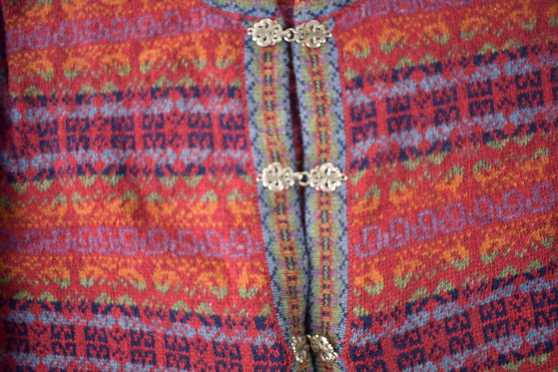 Vintage SKYR Knit Womens Clasp Sweater Size Large