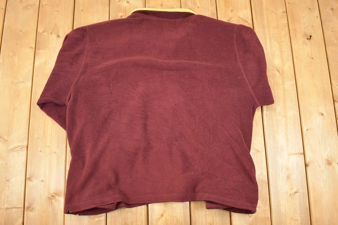 Vintage 1990s Champion Minnesota Quarter Zip Fleece Collegiate Sweater Men's XL