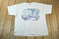 Vintage 1990s House Porch With Flowers Graphic T-Shirt  Vintage T Shirt  Streetwear  Graphic Tee  Single Stitch