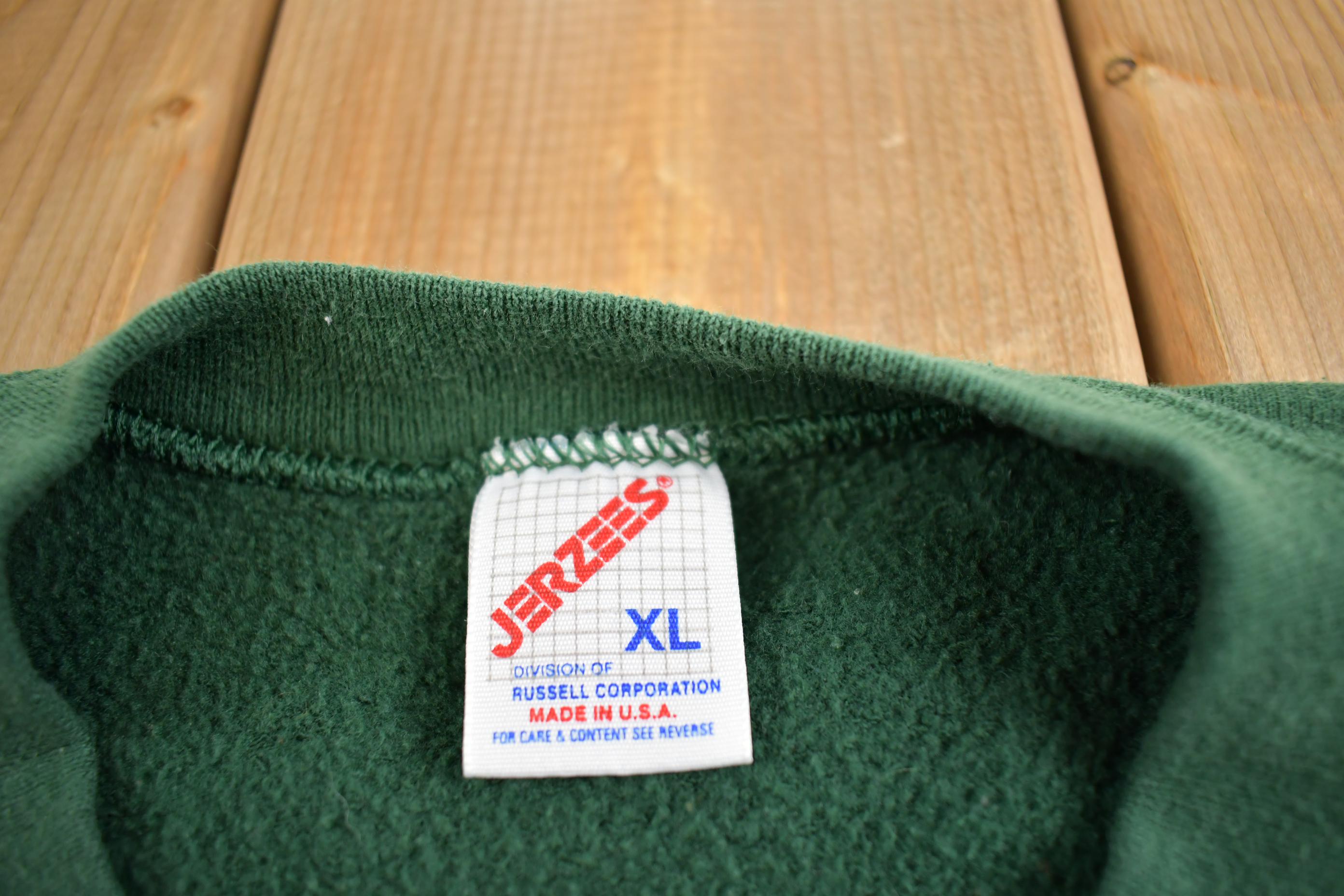 Vintage 1990s Marshall University EMS Embroidered Of Collegiate Crewneck Made In USA
