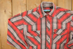 Vintage 1990s Sandy River Plaid Flannel Button Up Shirt