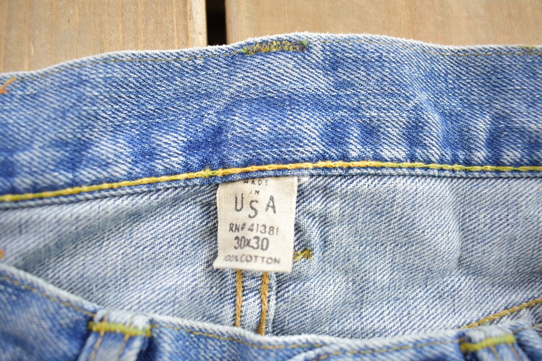 Vintage 1990s Union Craft Denim Jeans Size 30x30