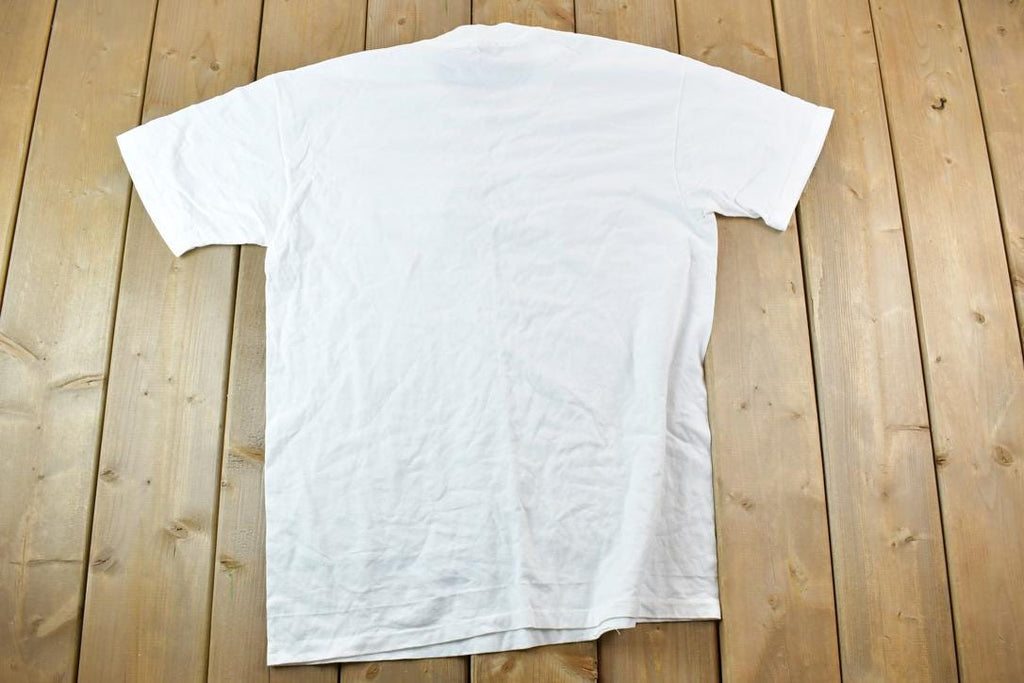 Vintage 1990s Floral Theme Graphic T-Shirt