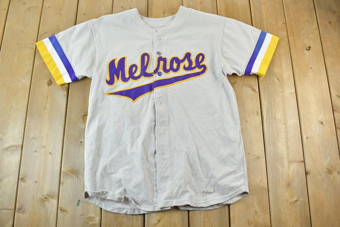 Vintage 1970s Melrose Baseball Jersey  Vintage 33 Baseball Tee  Americana Ball  Sportswear