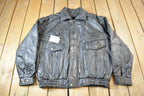 Vintage 2000 Giovanni Navarre Leather Biker With Lining Size XL NWT
