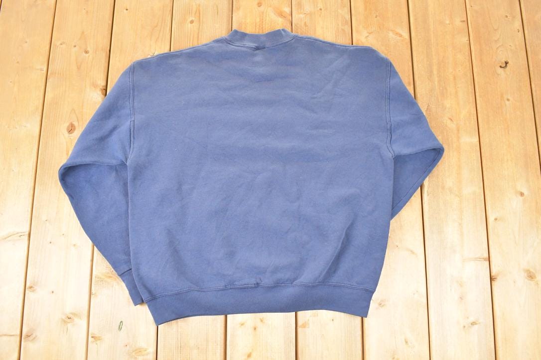Vintage 1990s Live In Faith Everyday Jesus Crewneck Sweatshirt Men's L