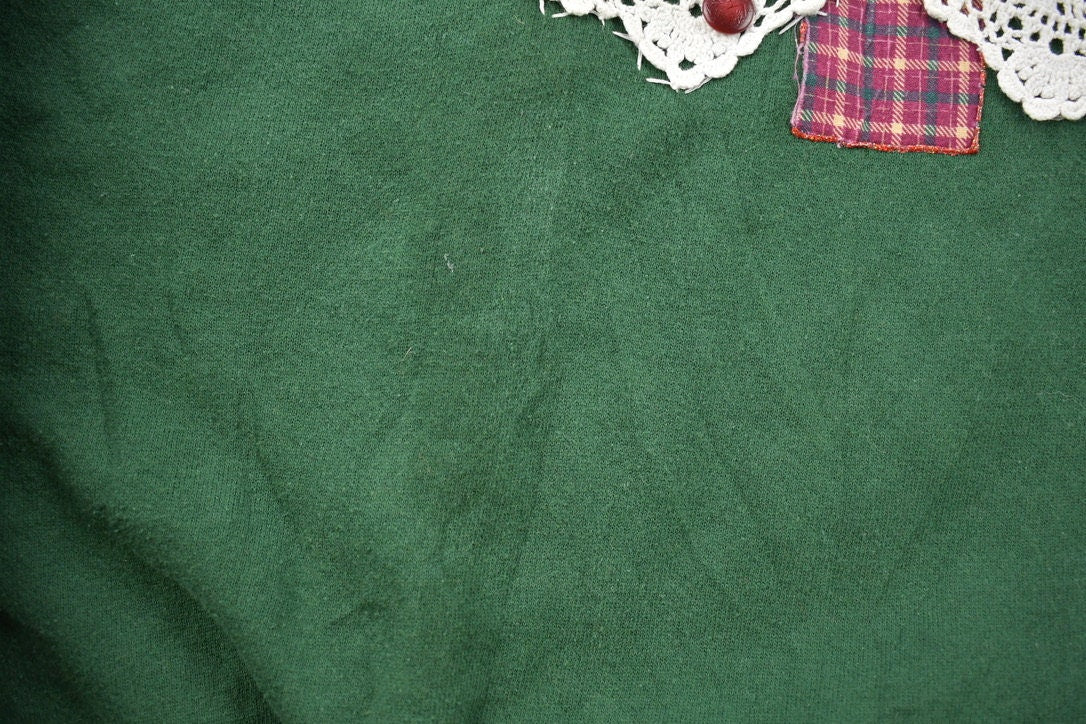 Vintage 1990s Cute Abstract Tree Crewneck Sweater