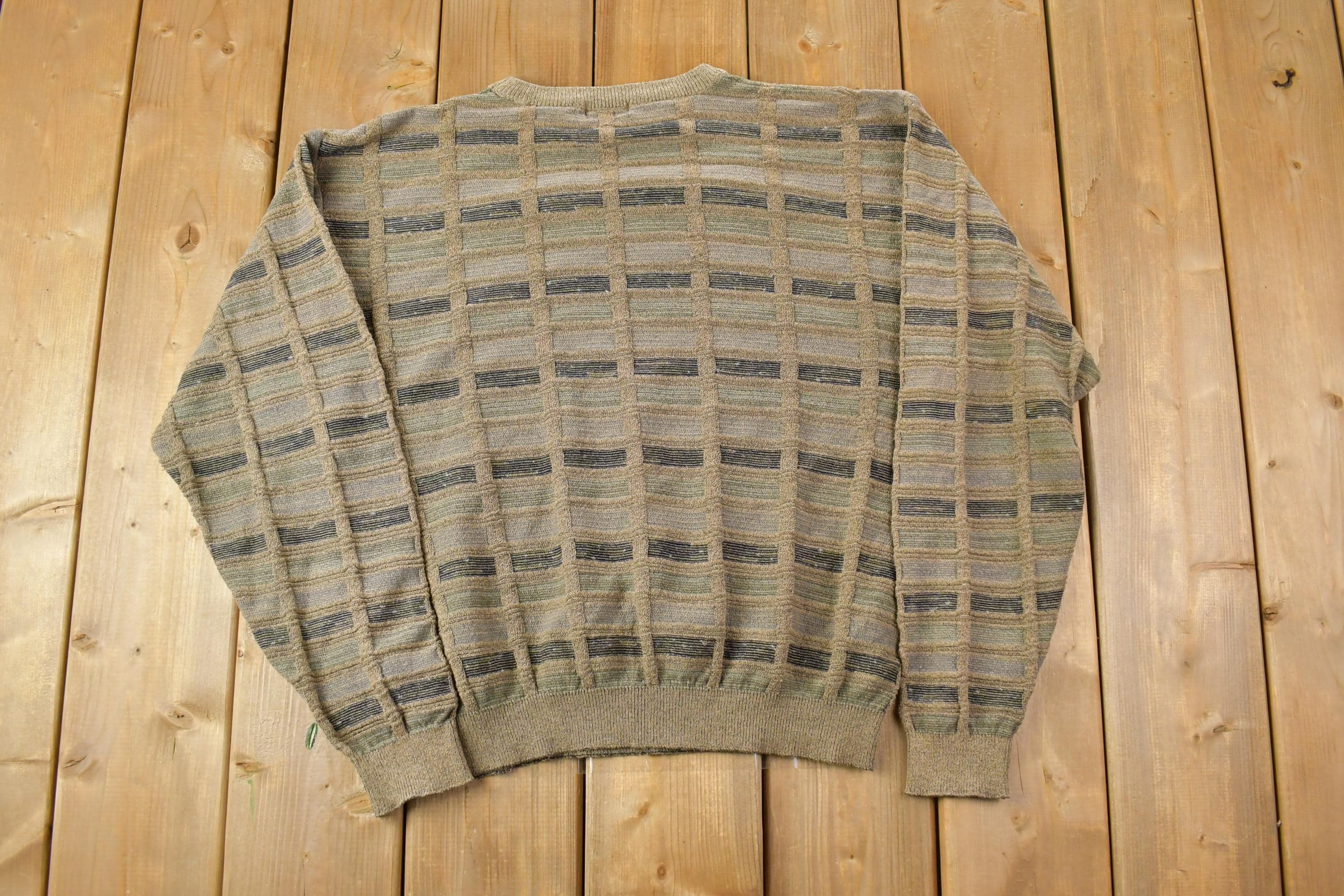 Vintage 1990s Jantzen Knit Crewneck Sweater