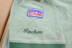 Vintage 1990s Embroidered Pro Line Green Bay Packers NFL Button Up Collar T-Shirt