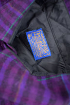 Vintage 1980s Pendleton Plaid Button Up Dress Shirt