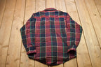 Vintage 1990s St Johns Bay Plaid Flannel Button Up Shirt