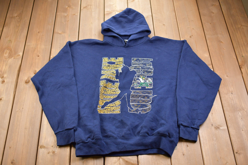 Vintage 1990s University of Notre Dame Fighting Irish Collegiate Hoodie