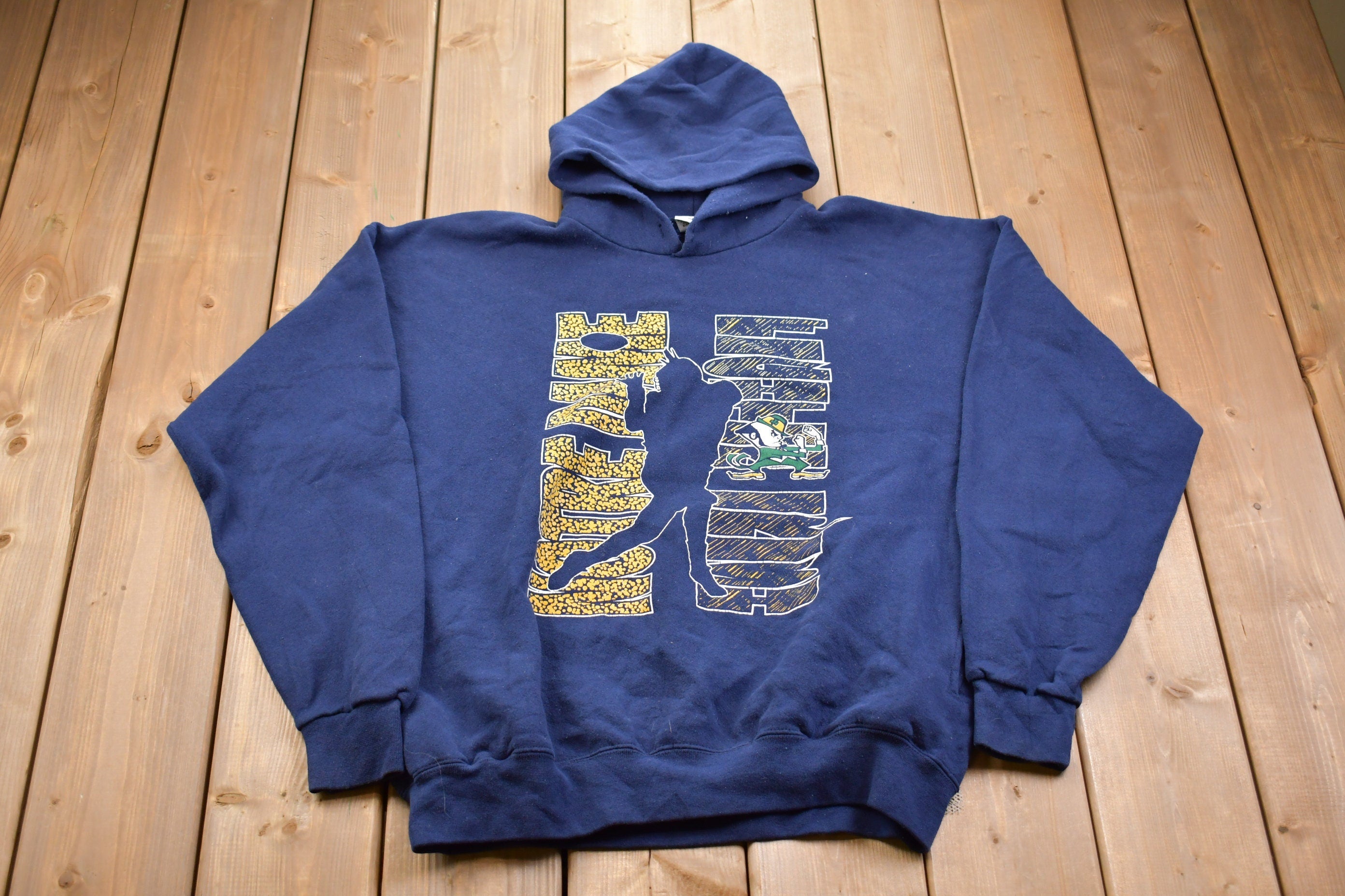 Vintage 1990s University of Notre Dame Fighting Irish Collegiate Hoodie
