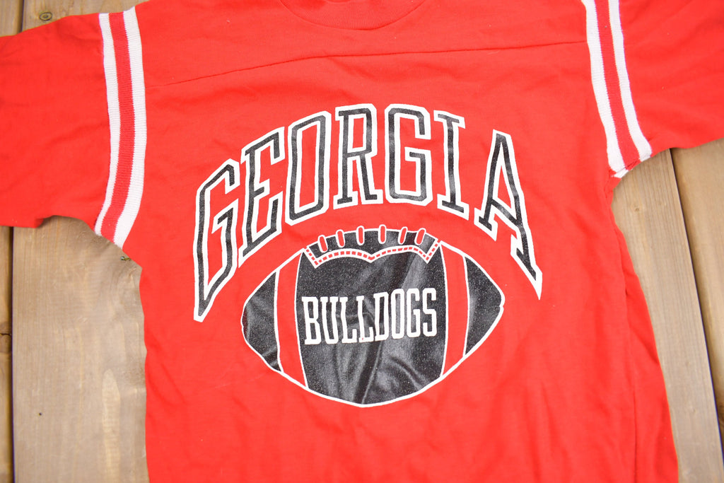 Vintage 1970s University of Georgia Bulldogs Collegiate Jersey Shirt