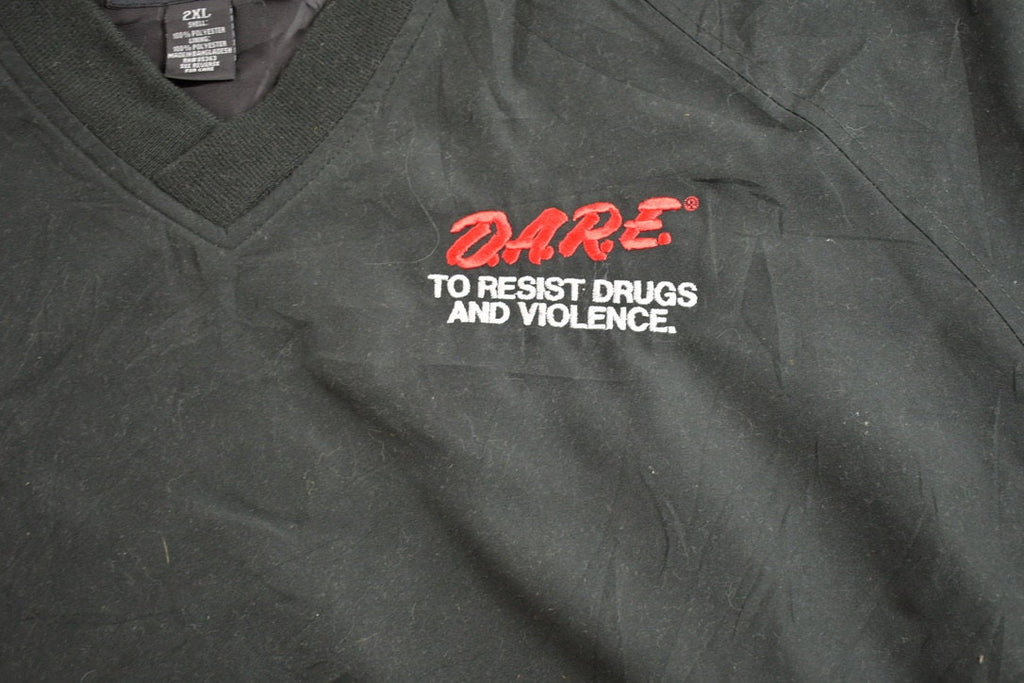 Vintage 1990s Dare Anti Drugs Ultra Club Windbreaker Jacket
