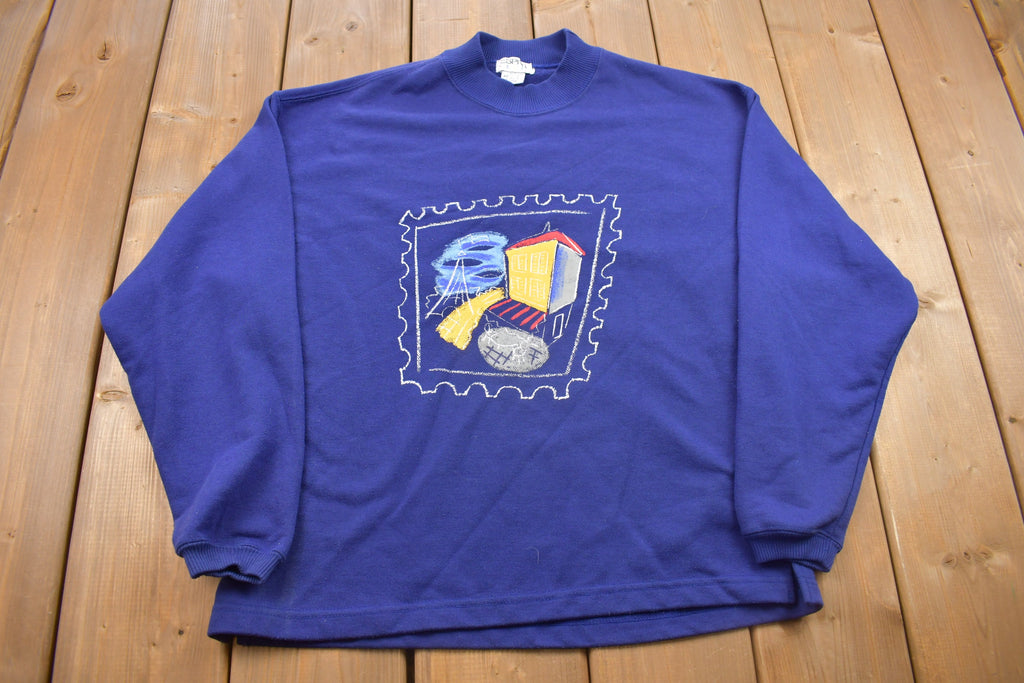 Vintage 1990s E Spirit Art Crewneck Sweatshirt