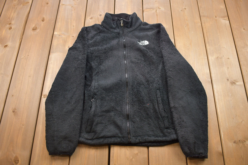 Vintage 1990s North Face Fuzzy Fleece Zip Up Sweater