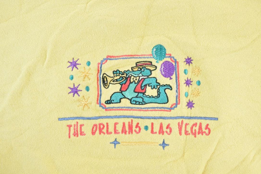 Vintage 1990s The Orleans Las Vegas Crewneck Sweatshirt Made In USA