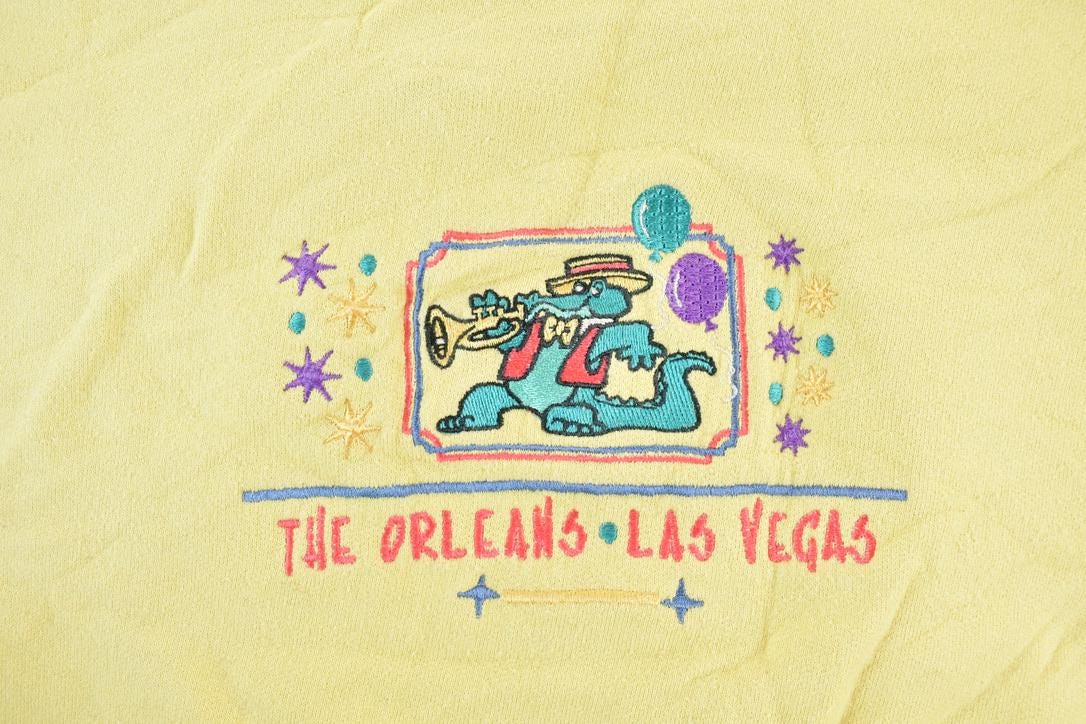 Vintage 1990s The Orleans Las Vegas Crewneck Sweatshirt Made In USA