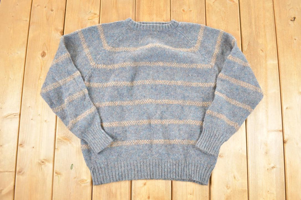 Vintage 1980s Mcgregor Wool Knit Crewneck Sweater Mens L