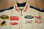 Vintage Y2K Dale Earnhardt Jr Nascar Racing Patchwork Jacket by Chase Authentics