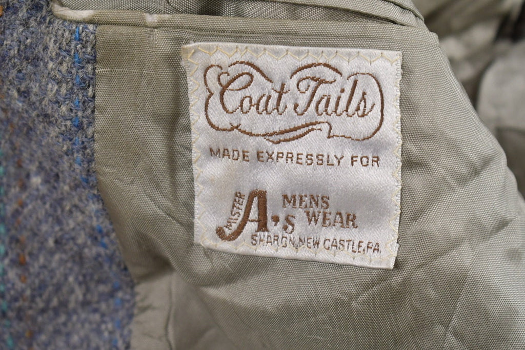 Vintage 1990s Coat Tails Wool Blazer Jacket