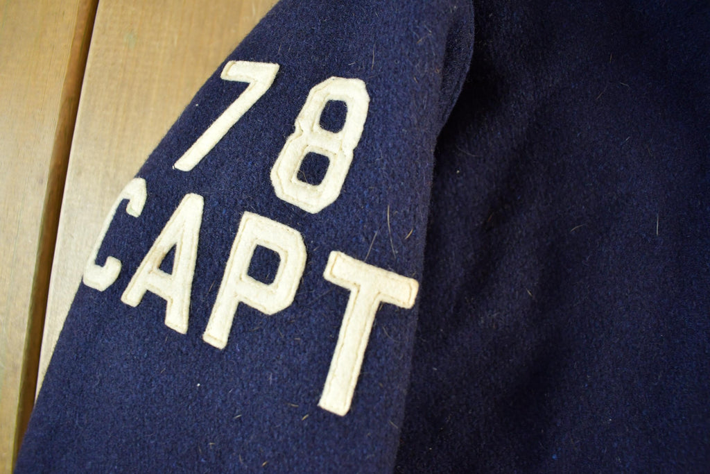 Vintage 1978 Fordham Wool Varsity Letterman Jacket Men's Small