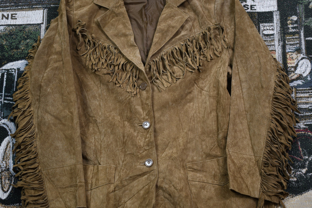Vintage 1990s Western Fringe Jacket