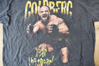 Vintage 1998 WCW Bill Goldberg Fear the Spear Wrestling Graphic T-Shirt