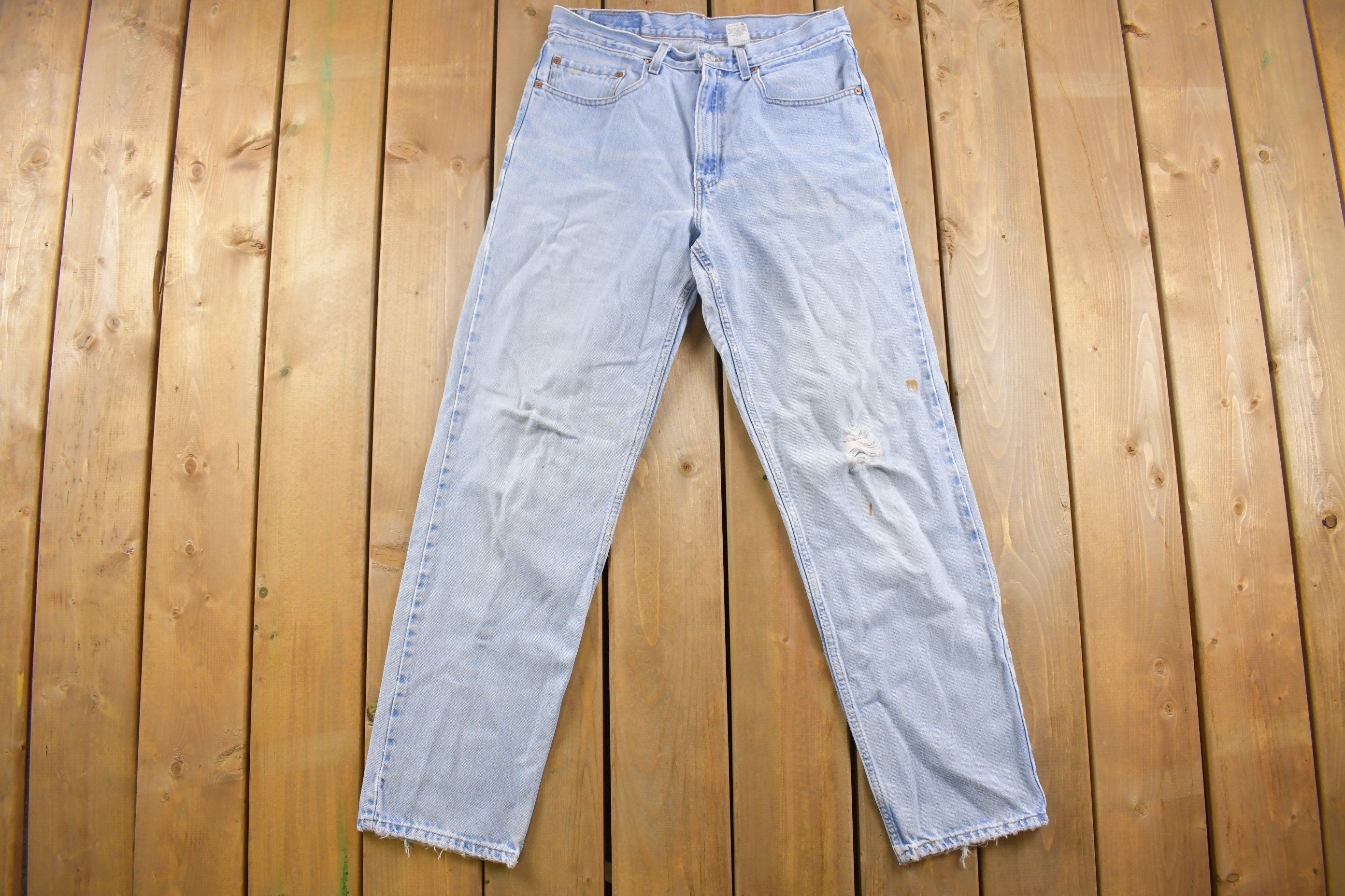 Vintage 1990s Levi's 550 Red Tab Denim Jeans Size 31 x 31