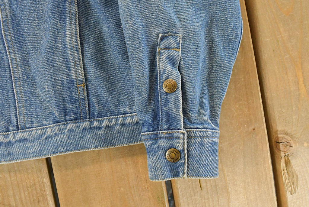 Vintage 1990s Calvin Klein Denim Jean Jacket Women's Medium