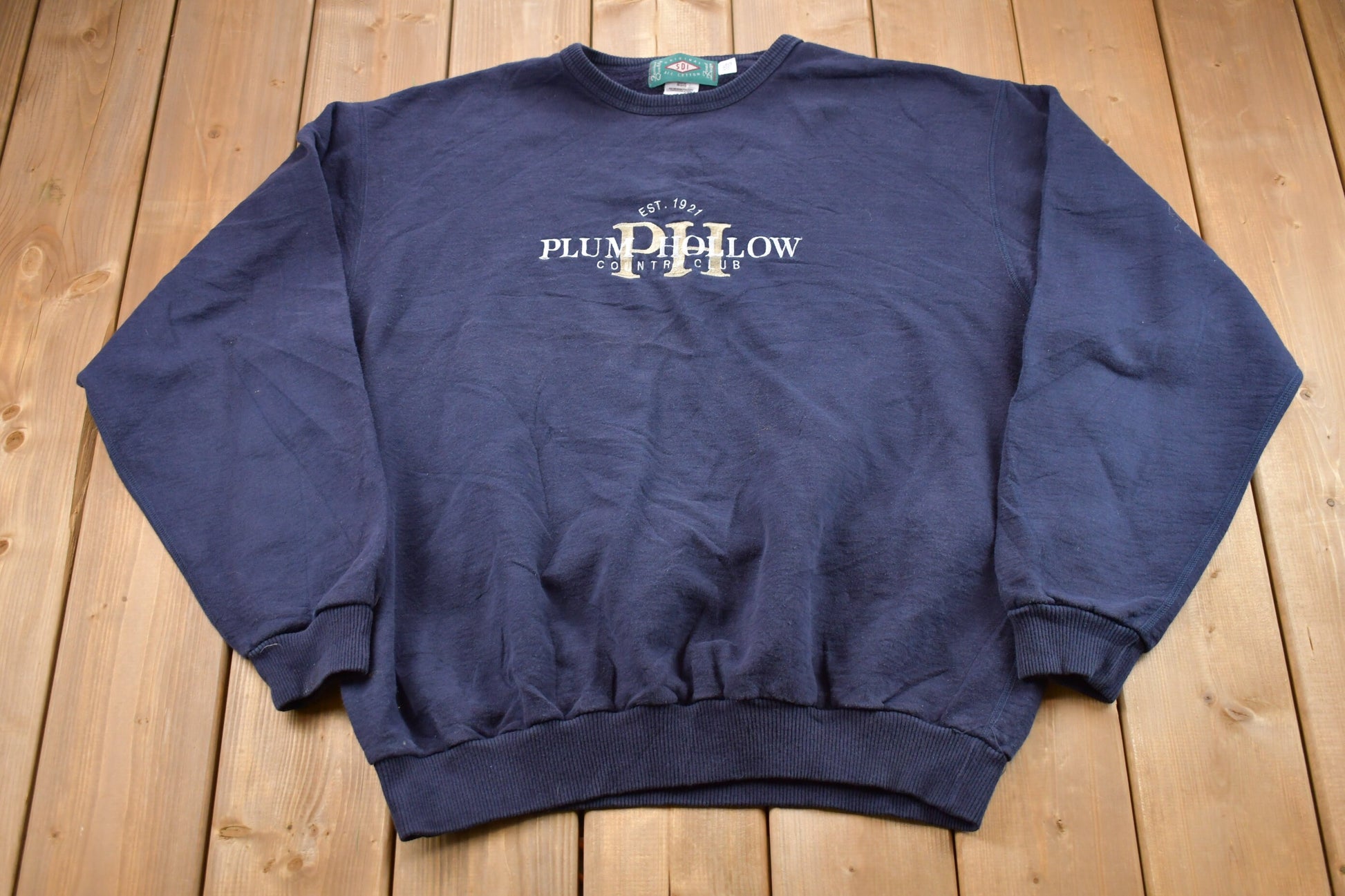 Vintage 1990 Plum Hollow Country Club Crewneck Sweatshirt
