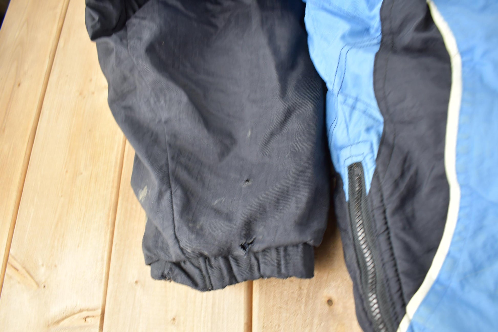 Vintage 1990s University of North Carolina Tar Heels Collegiate NCAA Quarter Zip Starter Jacket