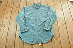 Vintage 19900s Woolrich Chamois Teak Button Up Shirt Mens