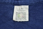Vintage 1990s Blank Blue Pocket Tee Graphic T Shirt